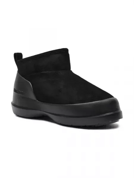 Moon Boot Bőr hótaposó fekete
