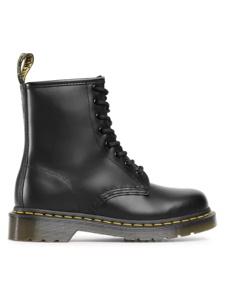 Botki Dr. Martens sznurowane skórzane czarne