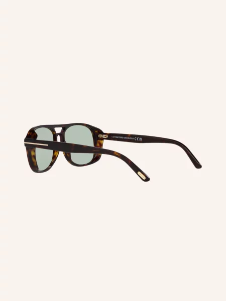 Tom Ford Akcesoria Mężczyzna brązowy 58 MM Ft Okulary zielone