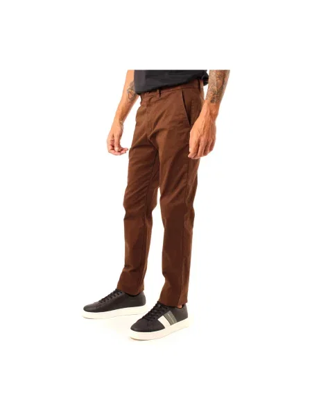 Pantaloni Tommy Hilfiger maro