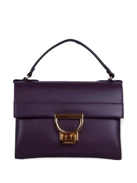 Torebka Coccinelle na sprzączkę fioletowa