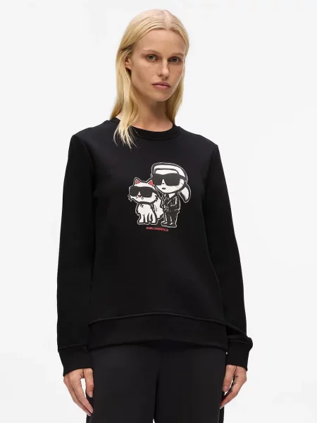 Μπλούζα Karl Lagerfeld μαύρο