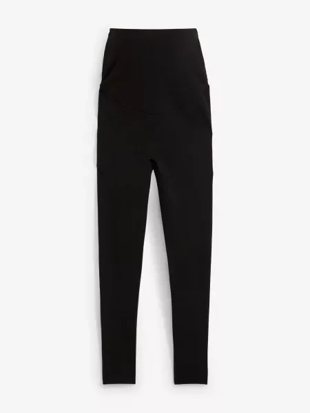 Těhotenské legíny Slim Fit černé