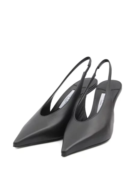 Pantofi cu toc Jimmy Choo slingback negru