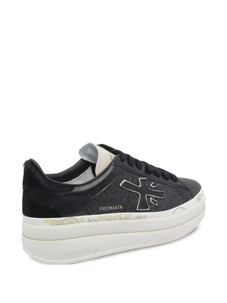 Sneakers Premiata με πλατφόρμα μαύρο