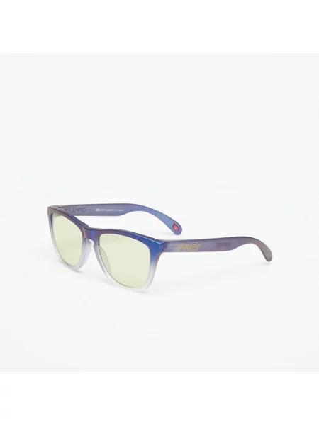Okulary oakley Frogskins X Fortnite matte cyan blue clear shift fade z soczewkami Prizm Gaming niebieskie