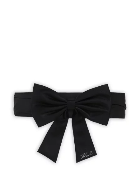 Curea Karl Lagerfeld cu funde negru