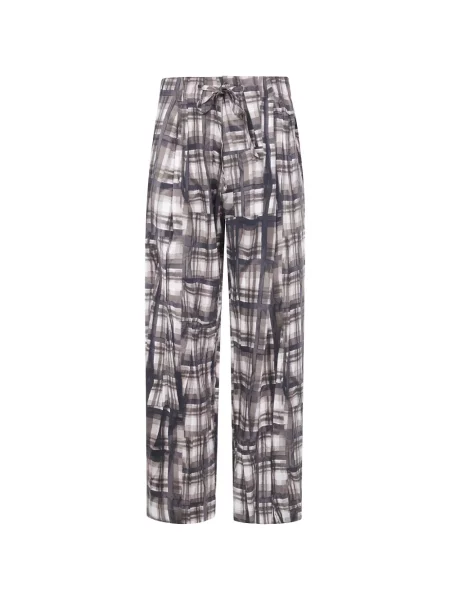 Pantaloni Pierre-louis Mascia în carouri gri