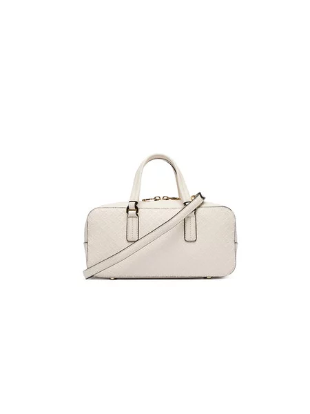 Ročna torba Tommy Hilfiger Th Daily Crossover Mono Bela bež