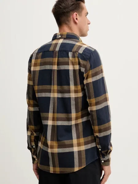 Сорочка Barbour FOLLEY regular комір button-down синій