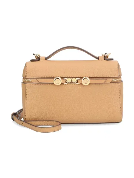 Top Tory Burch skórzany brązowy