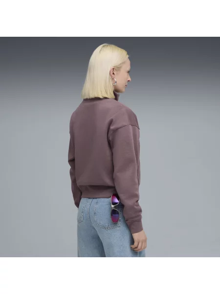 Krótka bluza PUMA Class z zamkiem Odzież Raisin XXS
