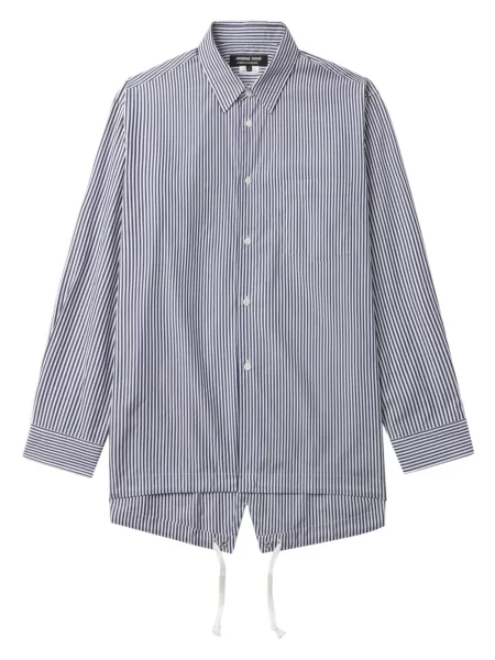 Cămașă cu dungi Comme Des Garçons Homme Deux cu dungi albastru