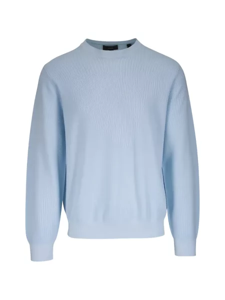 Pulover Vince cu nervuri albastru