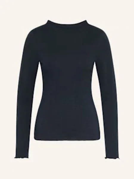 Opus Tričko S Dlouhým Rukávem Somanzi tmavě modrá