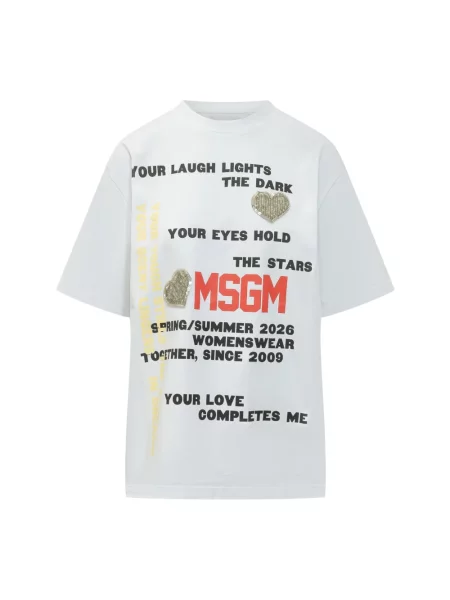 Koszulka Msgm biała