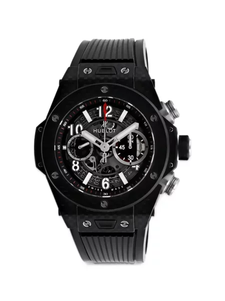 Часовник Hublot черно
