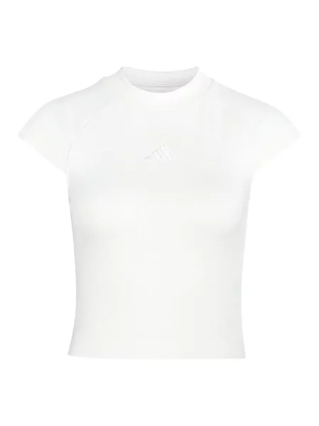 Adidas Tričko Adidas Kit Small Logo Rib biela