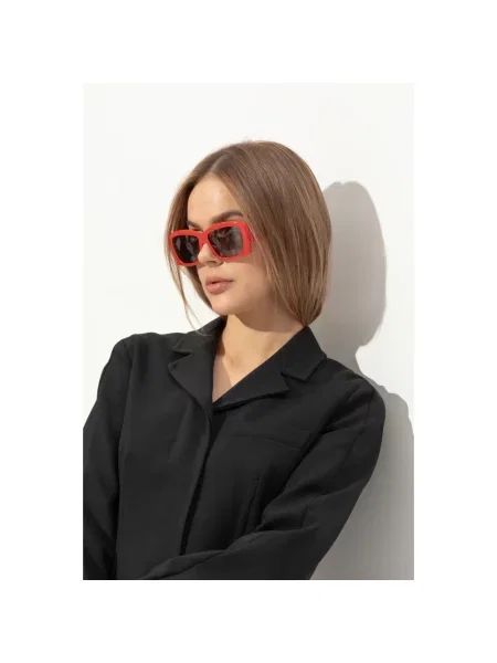 Okulary przeciwsłoneczne Jacquemus czerwone