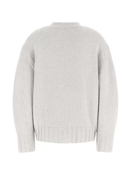 Pulover The Attico cu broderie gri