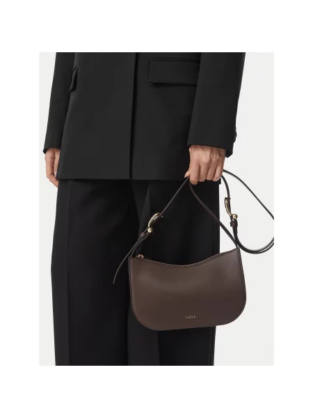 Furla Táska Sara Small Sötétbarna barna