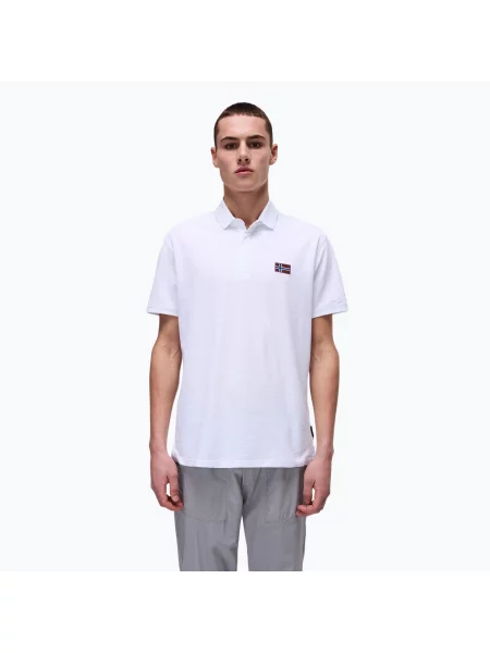 Koszulka polo Napapijri Ebea 2 bright white białe