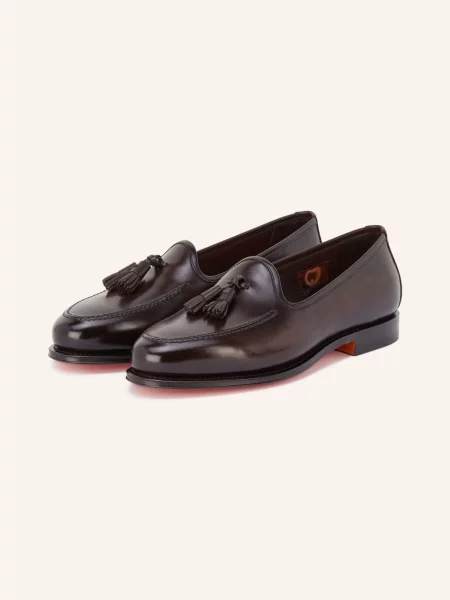 Santoni Mokasyny Andrew braun