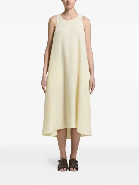 Rochie midi Peserico de in fără mâneci galben