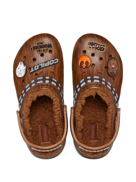 Chodaki dziecięce Crocs brązowe