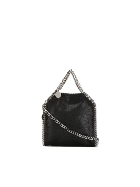 Shopperka Stella Mccartney skórzana niebieska