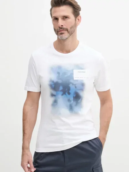 Majica Calvin Klein s tiskom bijela