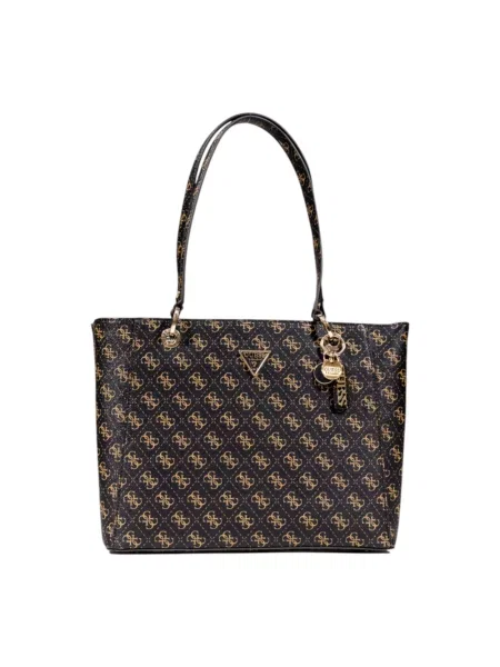 Guess torebka NOELLE brązowy