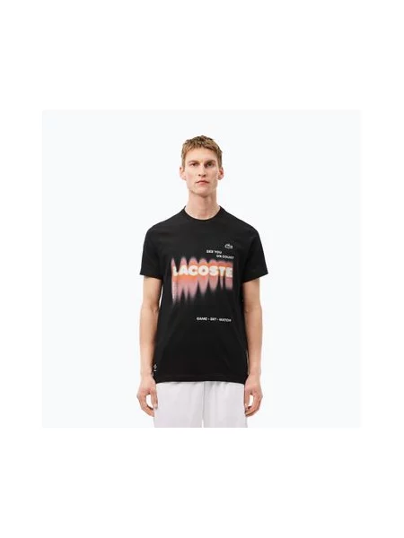 Футболка Lacoste чорна