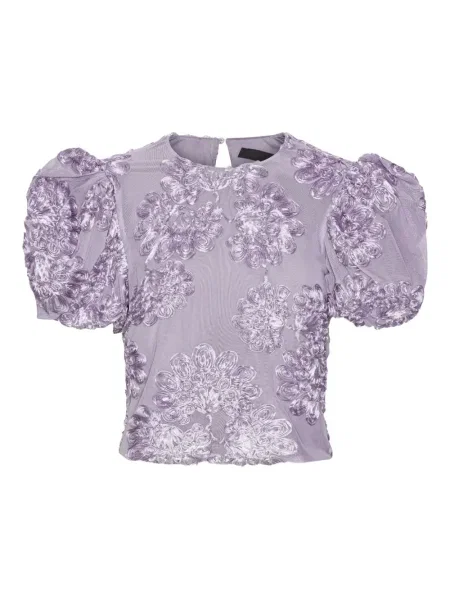 Top Rotate Birger Christensen cu model floral violet