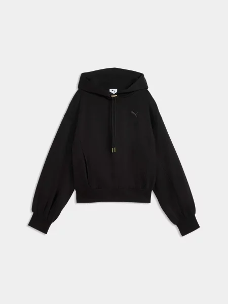 Худі PUMA Her Hoodie комбінований верх чорний