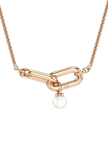 Colier Swarovski cu perle roz