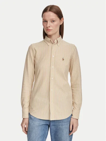 Рубашка Polo Ralph Lauren бежевая