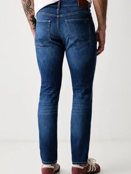 Tommy Jeans jeansy slim taper niebieskie