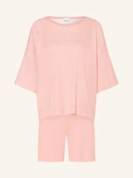 Mey Krátké Pyžamo Řady Simple Stripes / režná růžová
