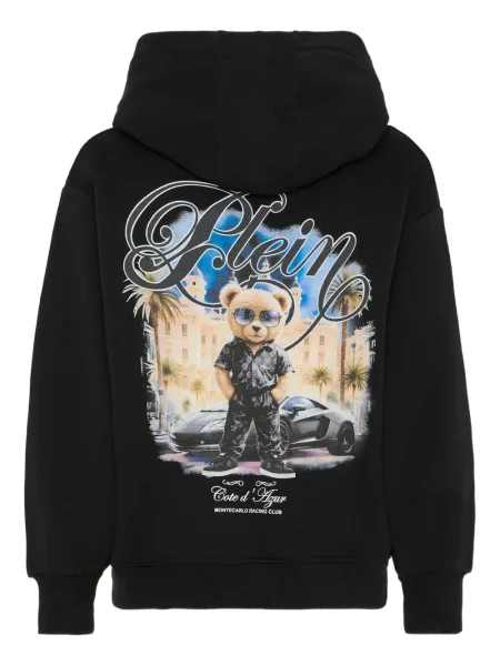 Bluza z kapturem dziecięca Philipp Plein czarna