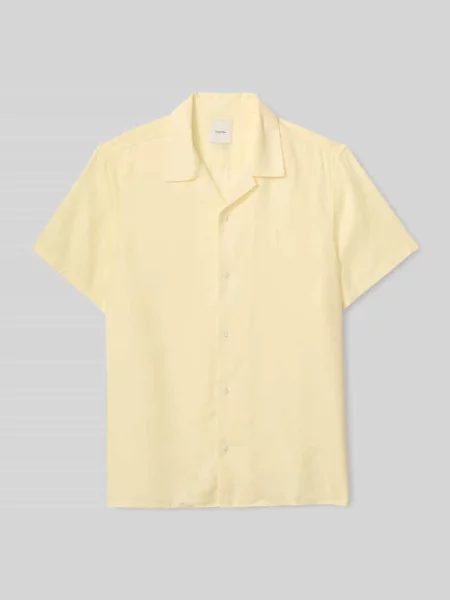Koszula casualowa o kroju regular fit z mieszanki lnu i lyocellu Ck Calvin Klein