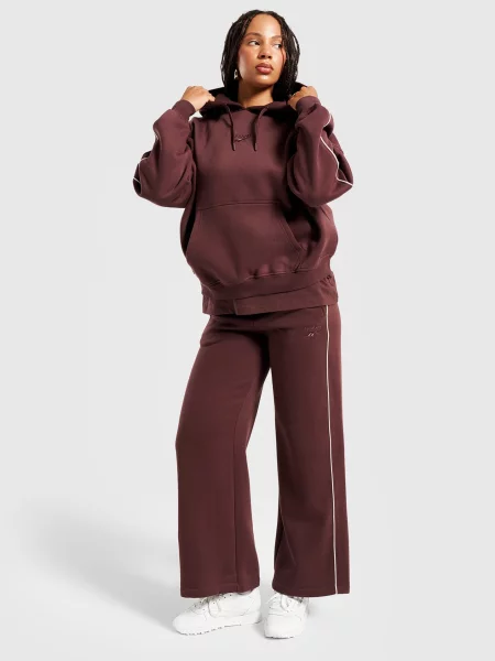Reebok Bluza Z Kapturem Rikke brązowa