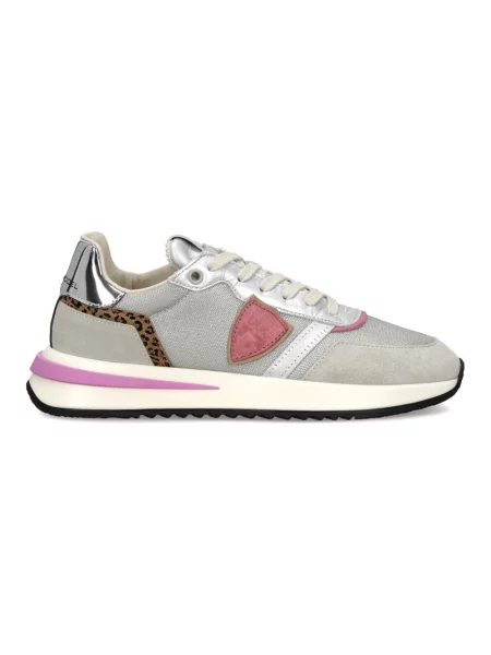 Buty do biegania Philippe Model skórzane do biegania szare