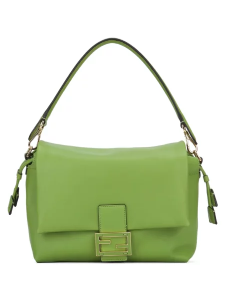 Geantă tip baghetă Fendi Baguette verde