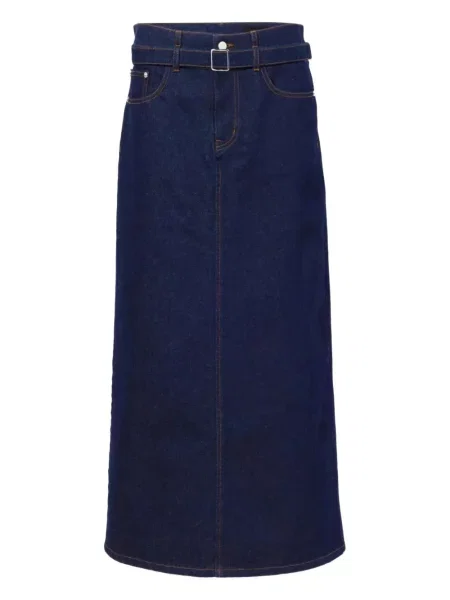 Fustă din denim Proenza Schouler albastru