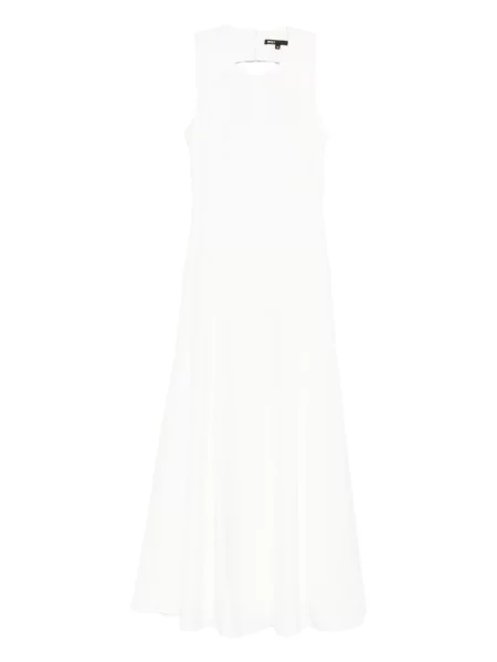 Rochie midi Maje până la genunchi de costum alb