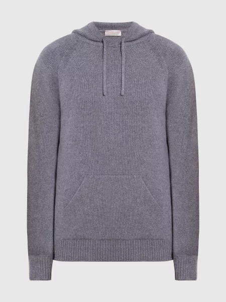 Худі з кашеміру Cashmere&whiskey сіре