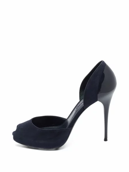 Полуотворени обувки Ralph Lauren Collection синьо