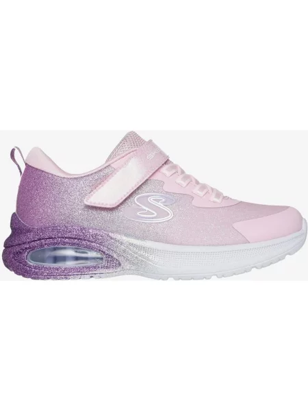 Buty do biegania dziecięce Skechers Microspec Max Advance Glitz Gala różowo liliowe 28 różowe