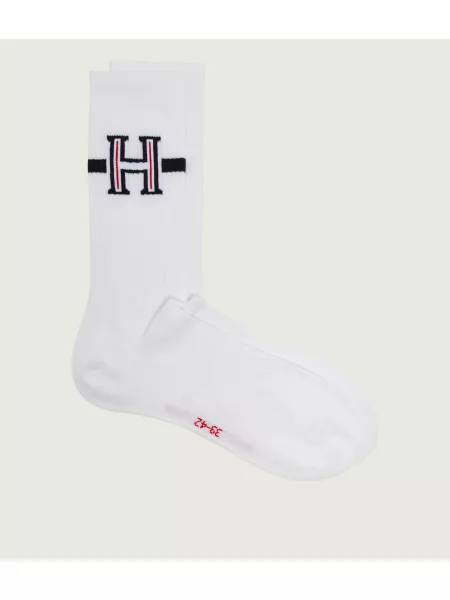 Tommy Hilfiger Șosete Sport alb